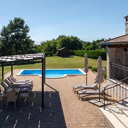 Villa Elida With Heated Pool - Istria Pazin
